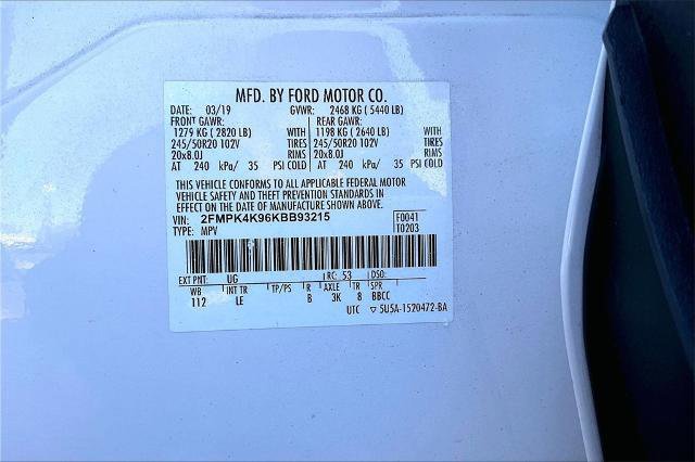 Certified 2019 Ford Edge Titanium w/ Cold Weather Package image 32