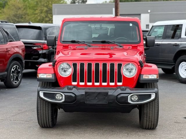 Used 2021 Jeep Wrangler Unlimited Sahara w/ Uconnect 4C Nav & Sound Group AWD/4WD image 38