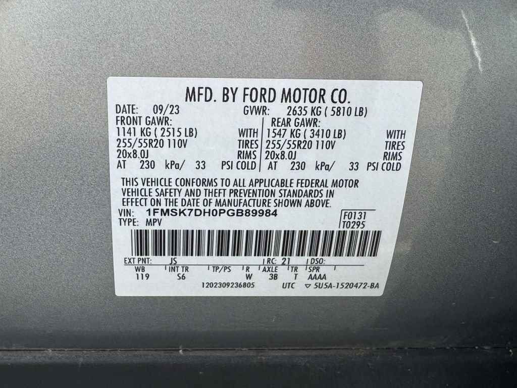 Certified 2023 Ford Explorer XLT w/ Equipment Group 202A RWD image 29