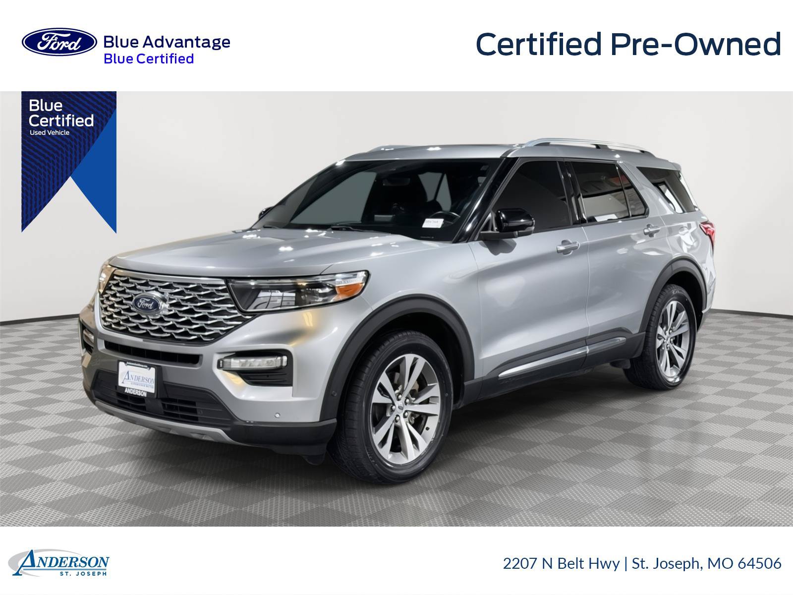 Certified 2020 Ford Explorer Platinum w/ Premium Technology Package