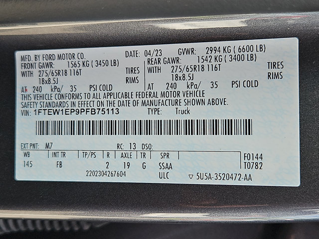 Certified 2023 Ford F150 XLT w/ Equipment Group 302A High AWD/4WD image 32