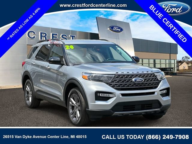 Certified 2024 Ford Explorer XLT w/ Equipment Group 202A AWD/4WD image 1