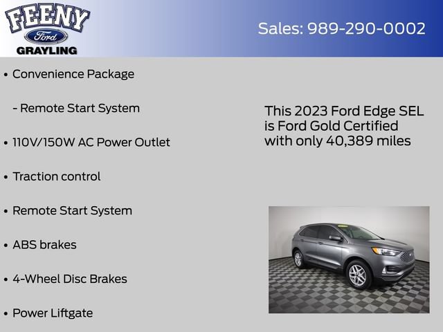 Certified 2023 Ford Edge SEL w/ Convenience Package AWD/4WD image 14