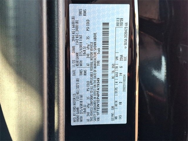 Certified 2023 Ford F150 XLT w/ Equipment Group 301A Mid image 24