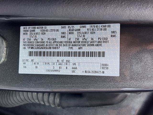 Certified 2025 Ford Escape Active FWD image 30