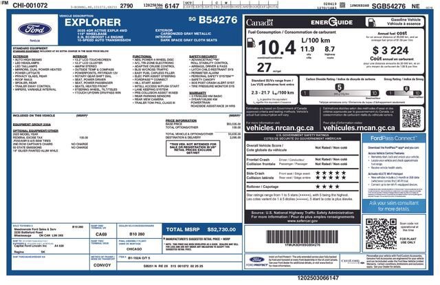 Certified 2025 Ford Explorer Active AWD/4WD image 28