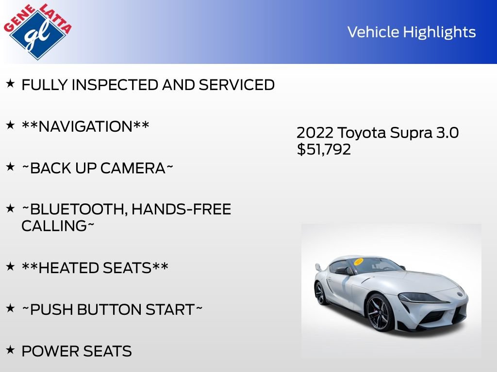 Used 2022 Toyota Supra RWD image 32
