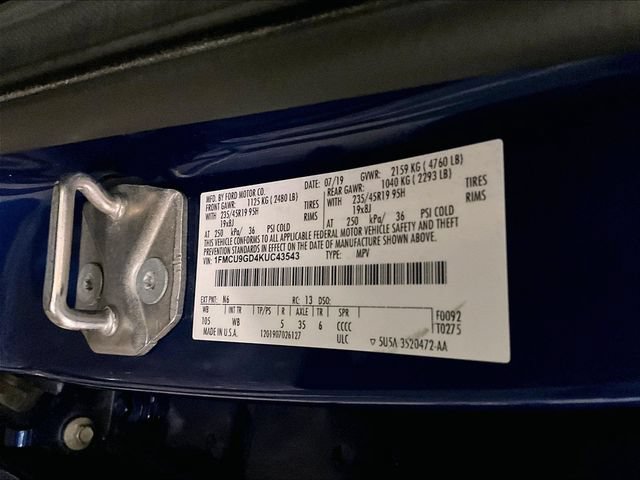 Certified 2019 Ford Escape SE AWD/4WD image 32
