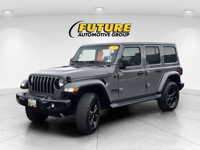 Used 2021 Jeep Wrangler Unlimited Sahara AWD/4WD image 8