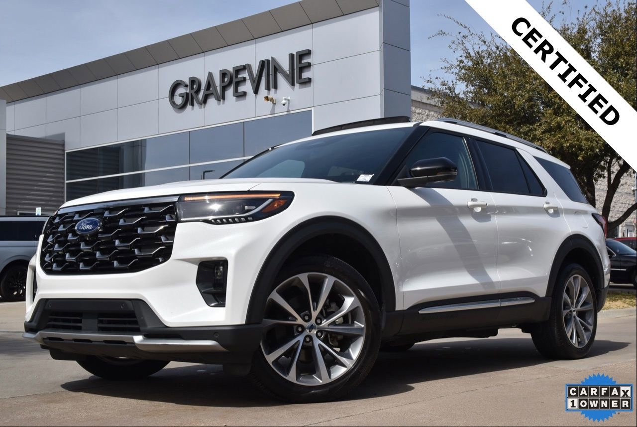 Certified 2025 Ford Explorer Platinum w/ Ultimate Package