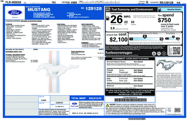 Certified 2024 Ford Mustang Coupe RWD image 12