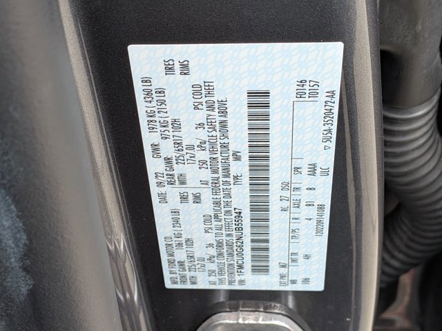 Certified 2022 Ford Escape SE w/ Convenience Package FWD image 40