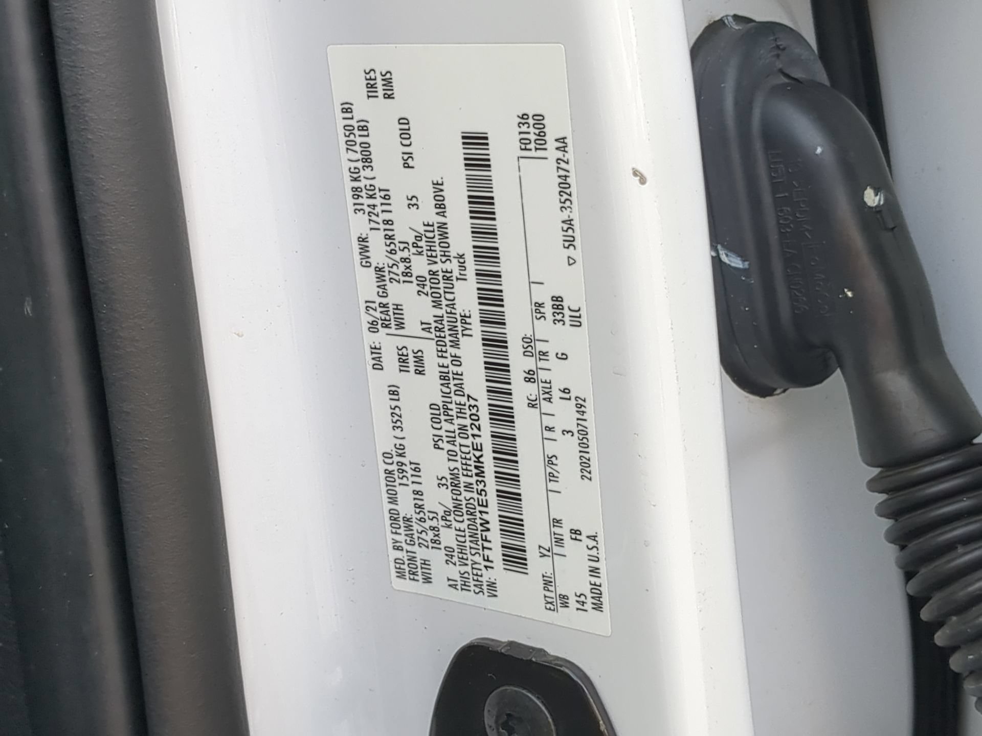 Certified 2021 Ford F150 XLT w/ Equipment Group 302A High AWD/4WD image 75