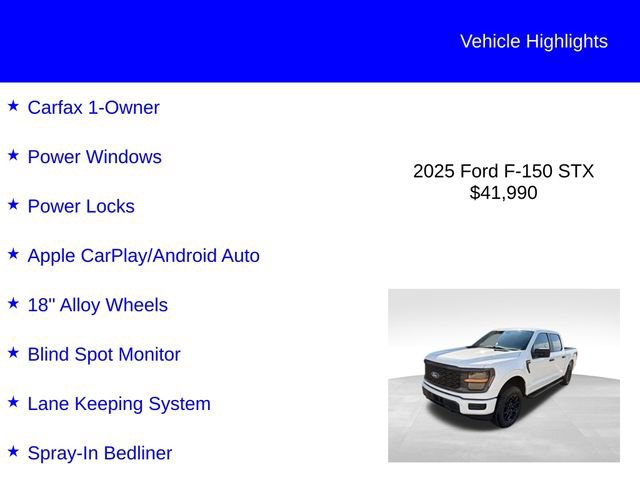 Certified 2025 Ford F150 STX AWD/4WD image 2