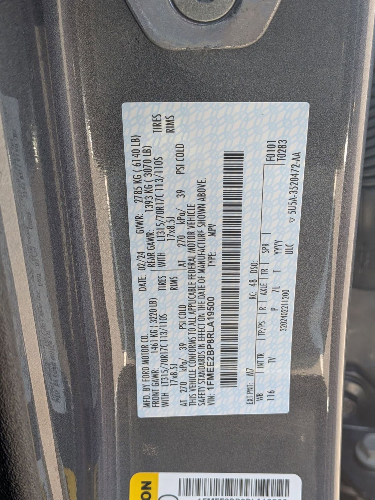Certified 2024 Ford Bronco Wildtrak AWD/4WD image 33