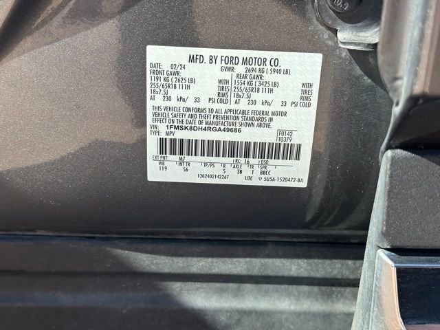 Certified 2024 Ford Explorer XLT w/ Equipment Group 202A image 11