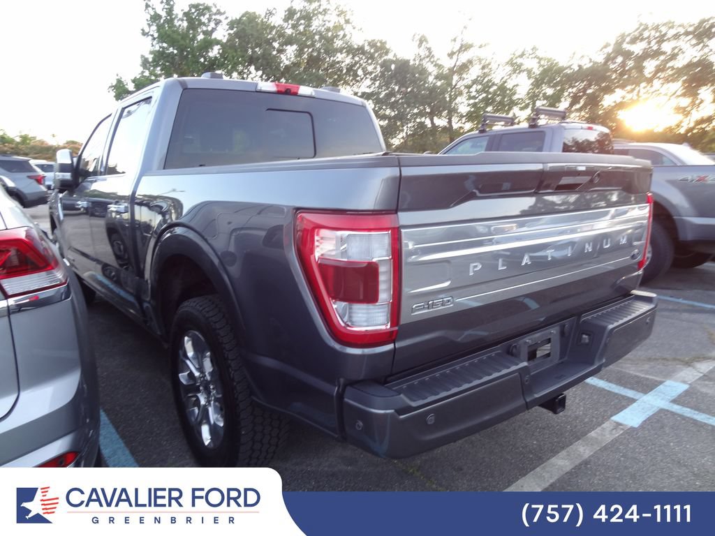 Certified 2022 Ford F150 Platinum w/ Equipment Group 701A High AWD/4WD image 4