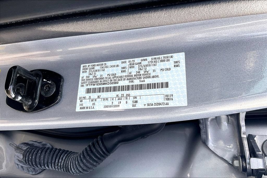 Certified 2021 Ford F150 XLT w/ Equipment Group 302A High AWD/4WD image 36
