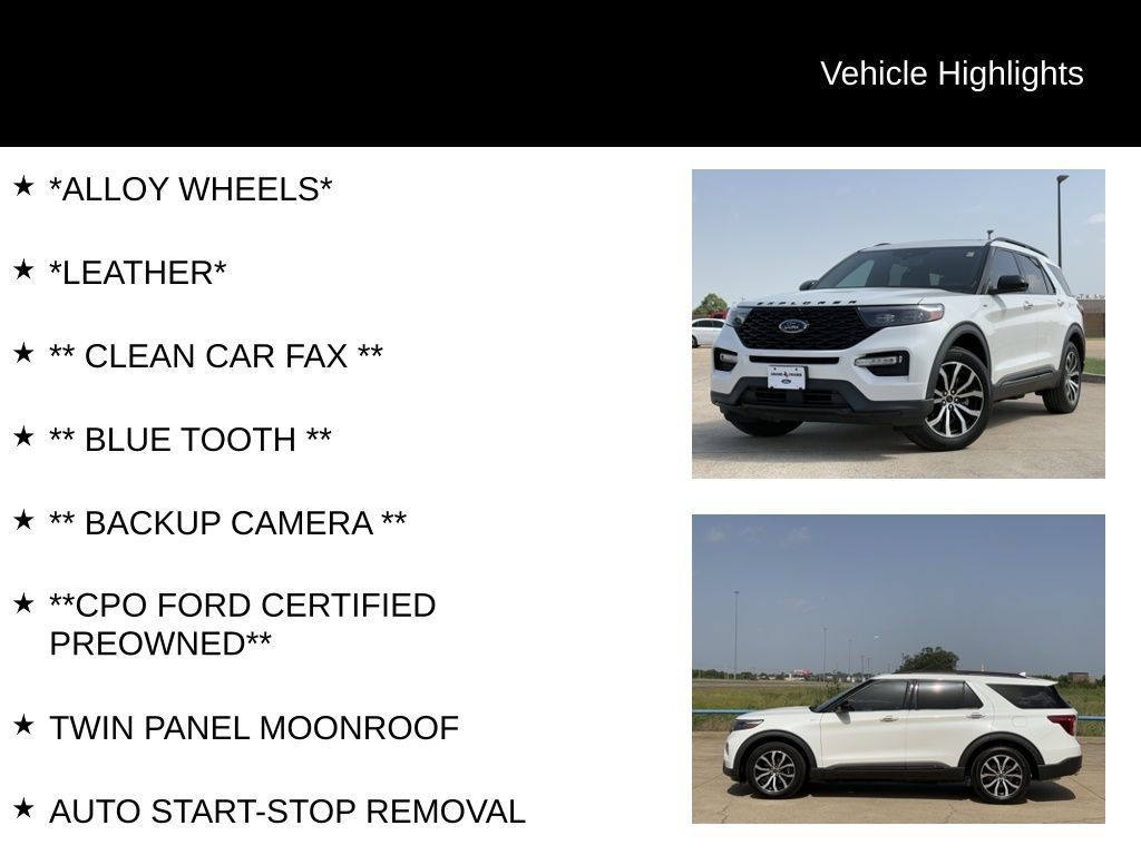 Certified 2023 Ford Explorer ST-Line w/ Class IV Trailer Tow Package RWD image 4