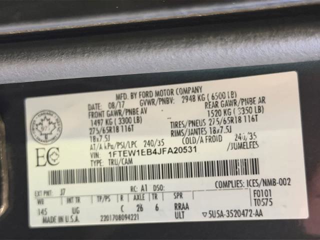 Certified 2018 Ford F150 XLT w/ XTR Package AWD/4WD image 20