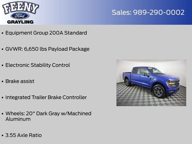Certified 2024 Ford F150 STX w/ Mobile Office Package AWD/4WD image 8