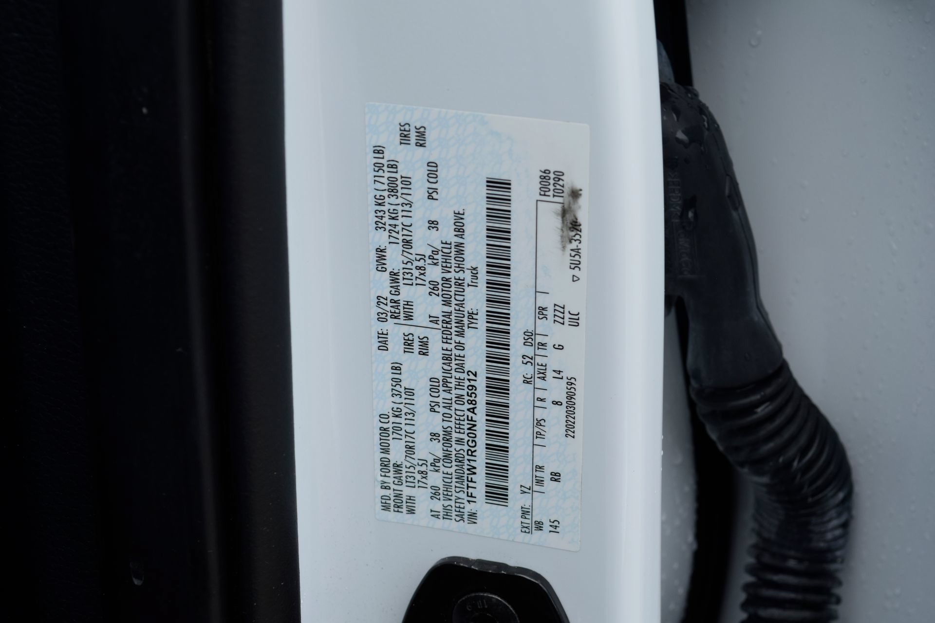 Certified 2022 Ford F150 Raptor w/ Equipment Group 801A High AWD/4WD image 29