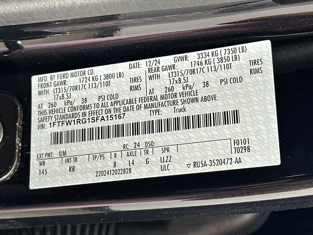 Certified 2025 Ford F150 Raptor AWD/4WD image 23