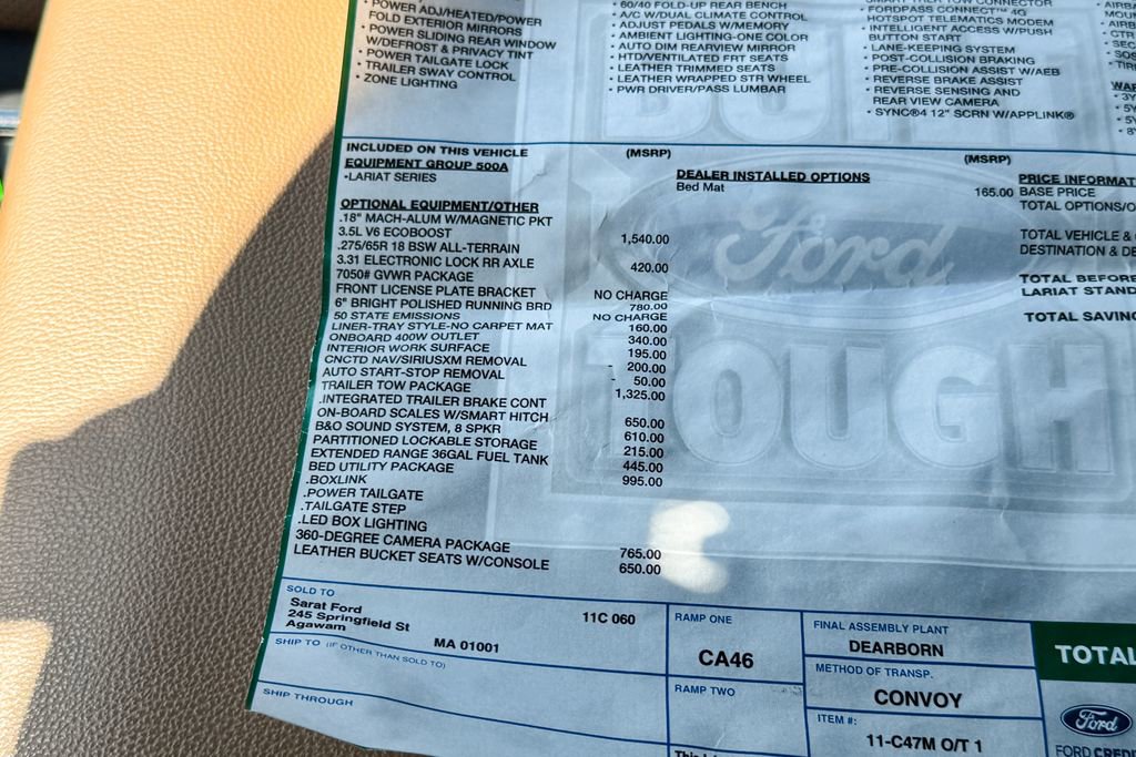 Certified 2022 Ford F150 Lariat w/ Trailer Tow Package image 40