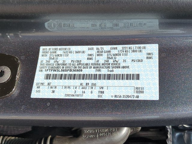 Certified 2025 Ford F150 XLT w/ Equipment Group 303A High AWD/4WD image 39