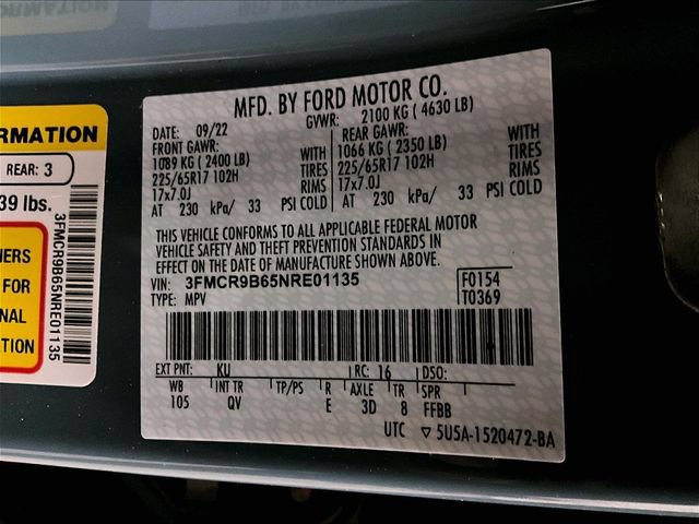 Certified 2022 Ford Bronco Sport Big Bend w/ Convenience Package AWD/4WD image 32
