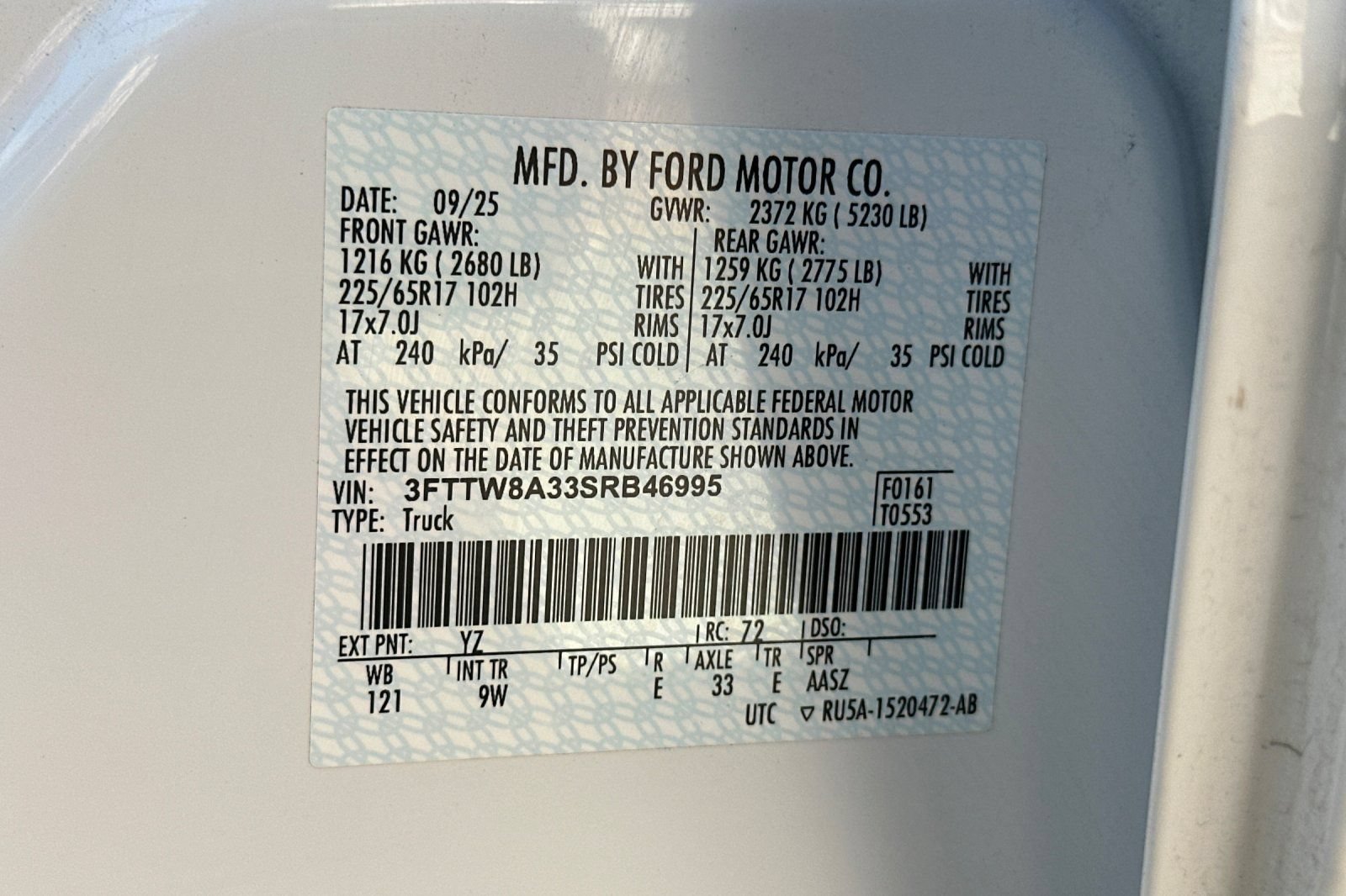 Certified 2025 Ford Maverick XL FWD image 55