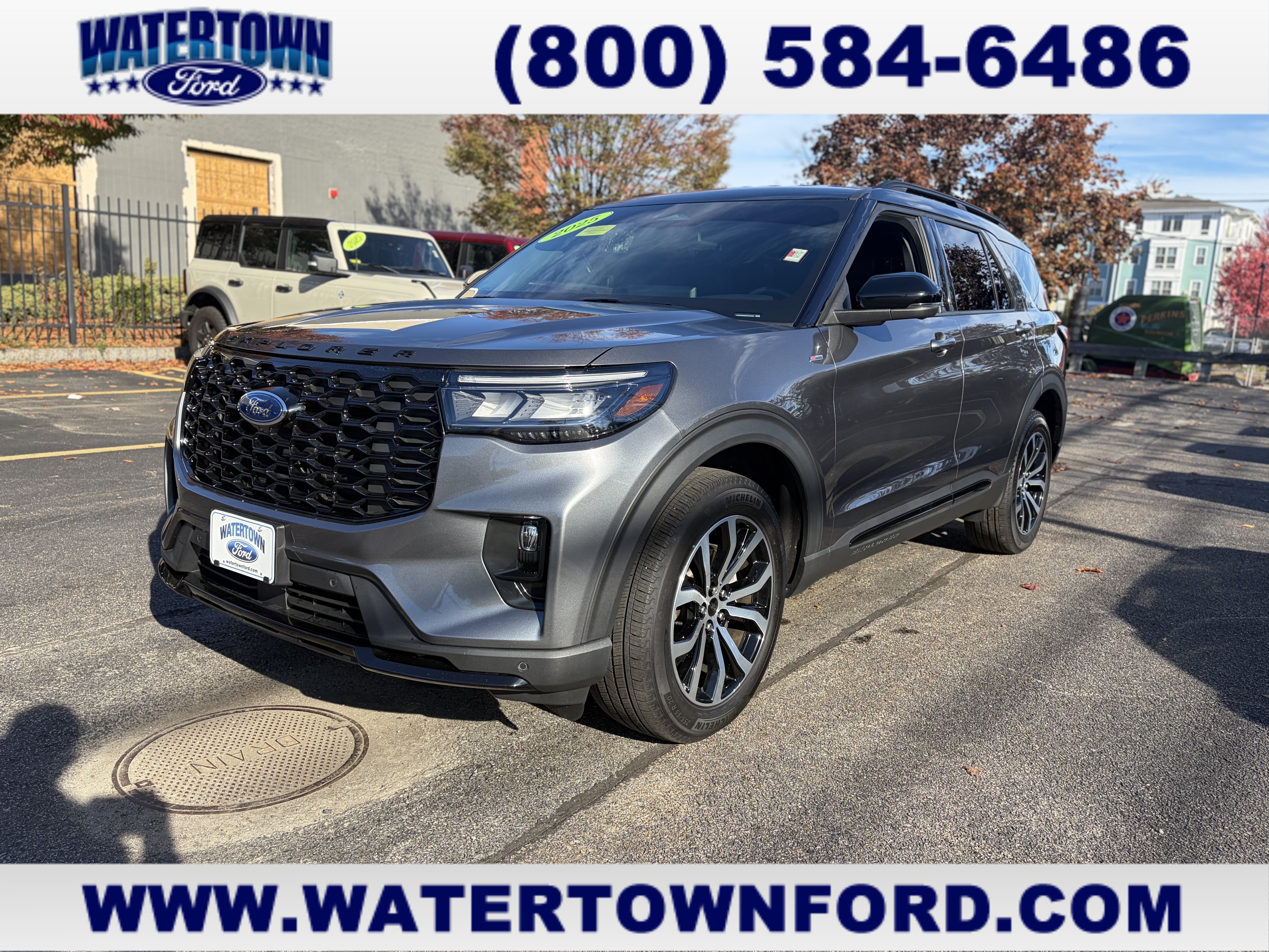 Certified 2025 Ford Explorer ST-Line AWD/4WD image 1