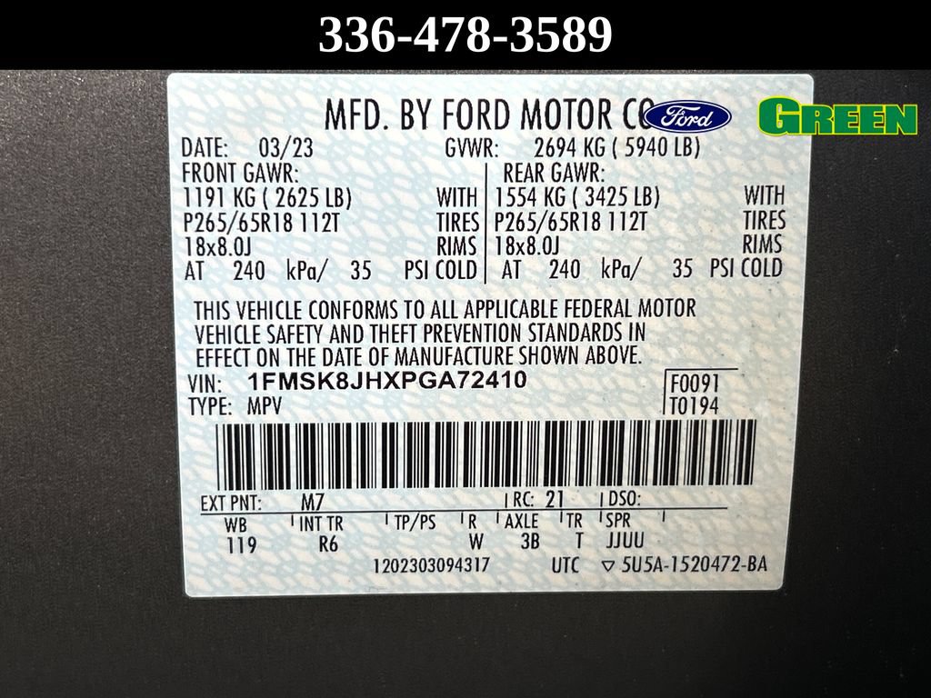 Certified 2023 Ford Explorer Timberline AWD/4WD image 32