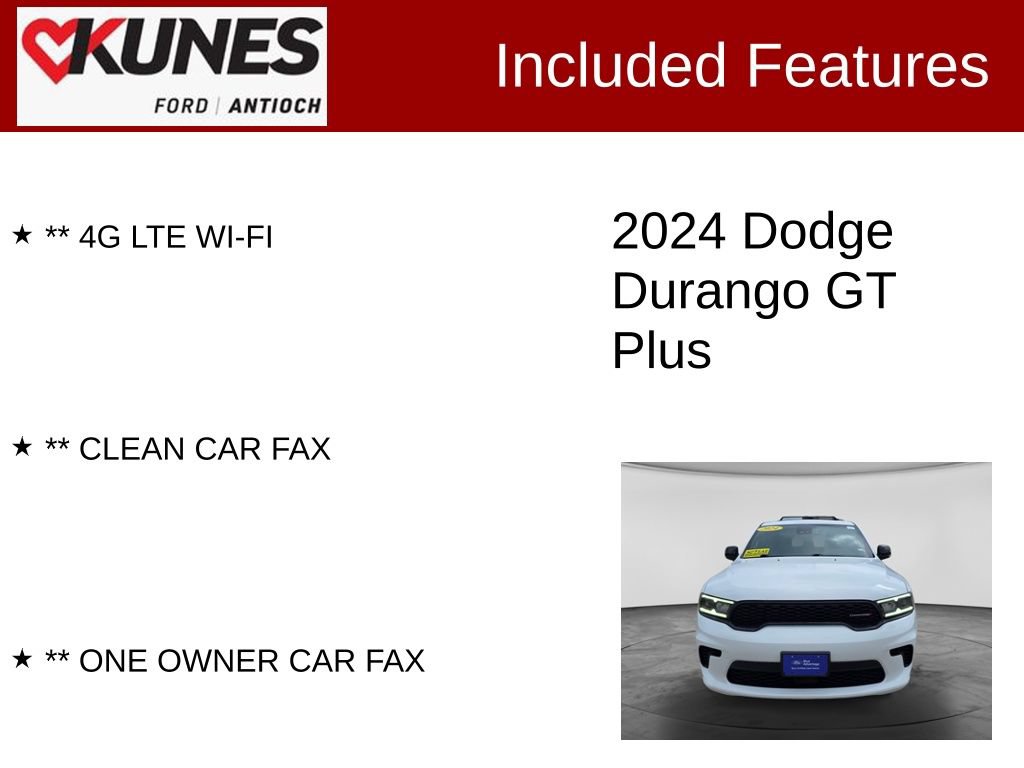 Used 2024 Dodge Durango GT AWD/4WD image 4