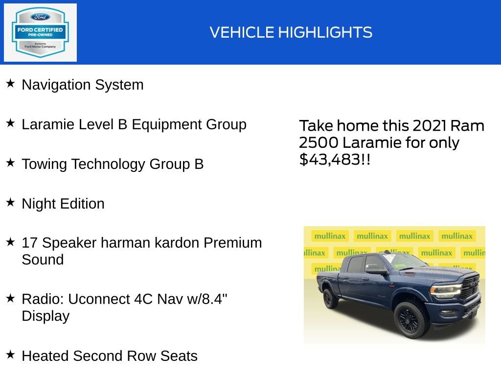 Used 2021 RAM 2500 Laramie image 18