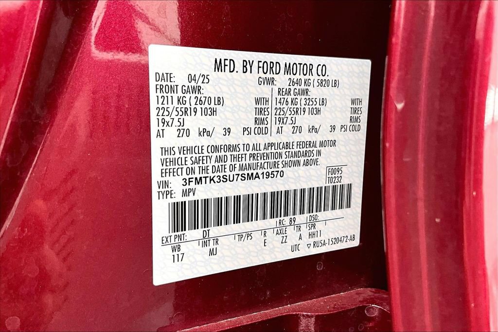 Certified 2025 Ford Mustang Mach-E Premium AWD/4WD image 35