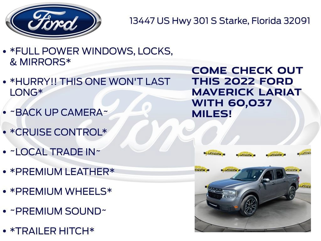 Certified 2022 Ford Maverick Lariat FWD image 10