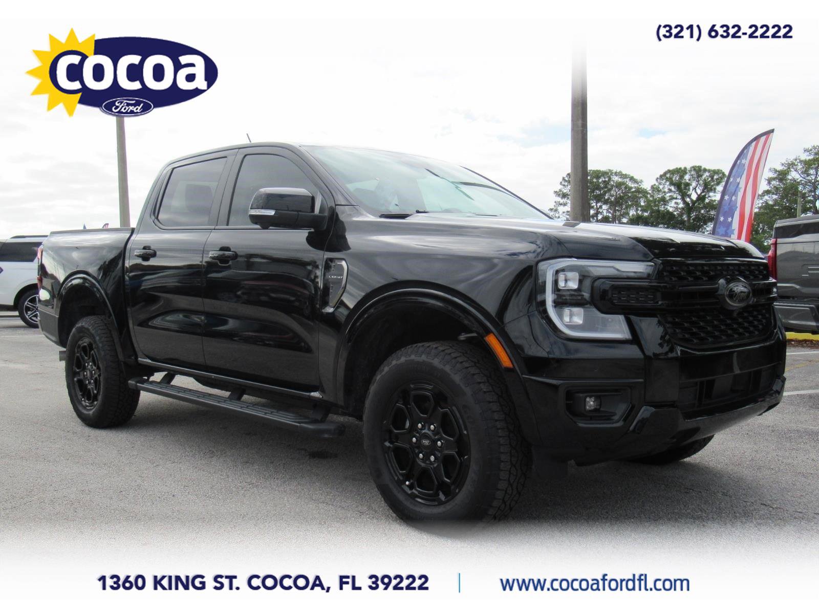Certified 2025 Ford Ranger Lariat w/ FX4 Off-Road Package AWD/4WD image 1
