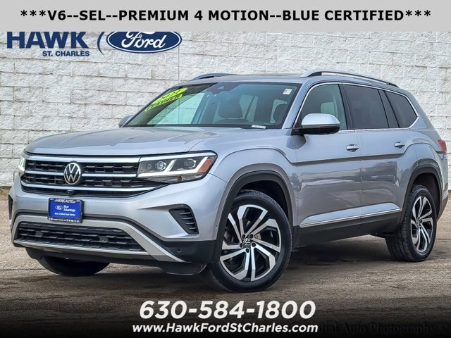 Used 2021 Volkswagen Atlas SEL Premium w/ MDO Package (Bench Seat) AWD/4WD image 1