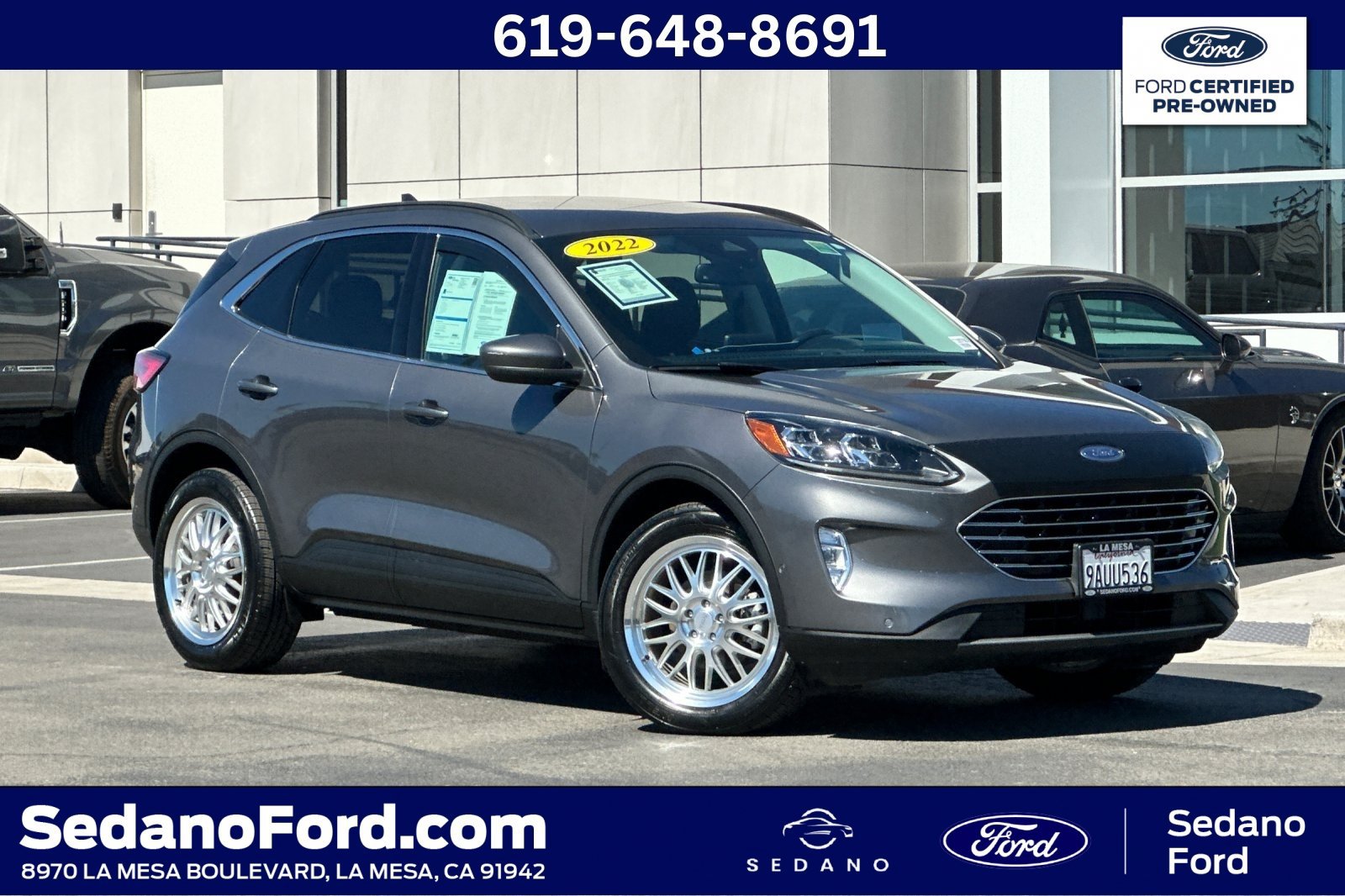 Certified 2022 Ford Escape Titanium w/ Titanium Elite Package AWD/4WD image 1