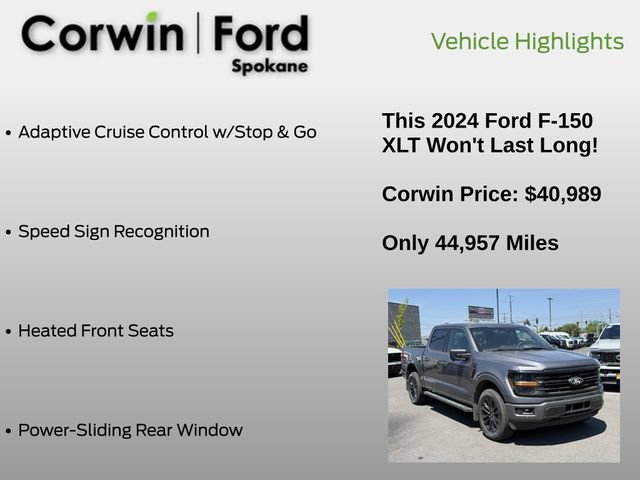 Certified 2024 Ford F150 XLT w/ Equipment Group 302A MID AWD/4WD image 18