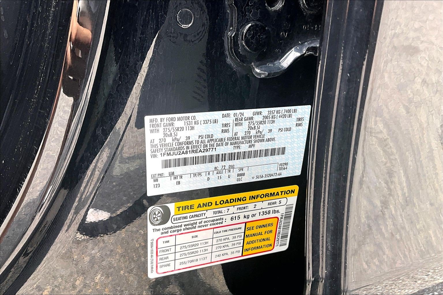 Certified 2024 Ford Expedition Limited AWD/4WD image 36