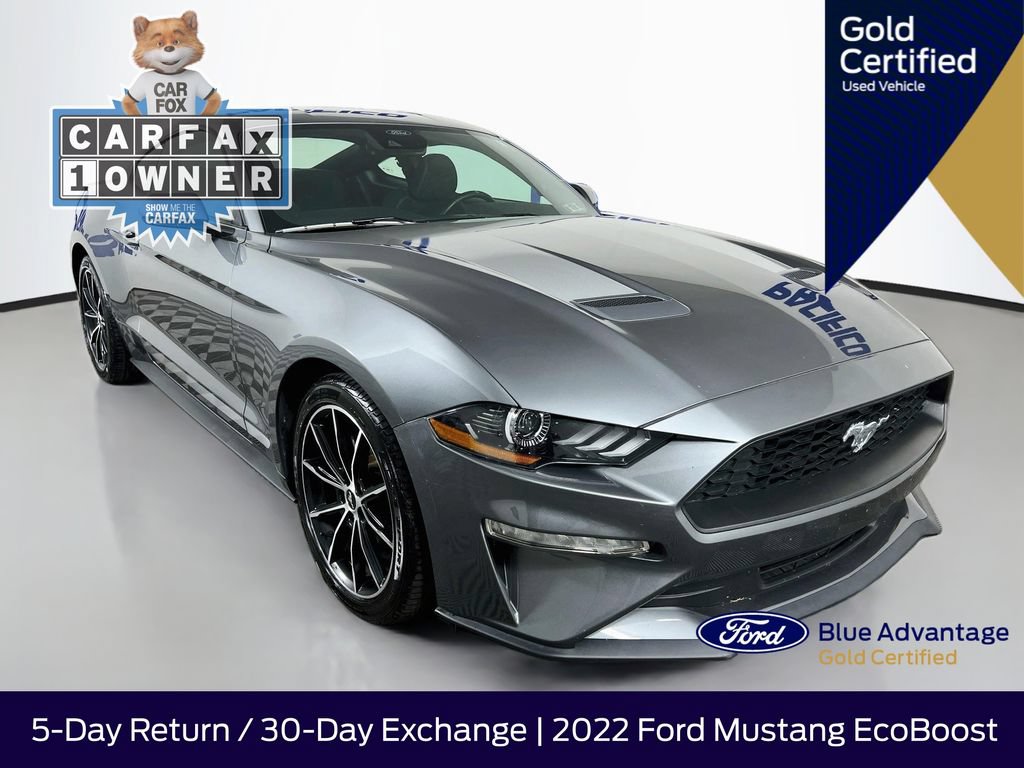 Certified 2022 Ford Mustang Coupe w/ Equipment Group 101A RWD image 1