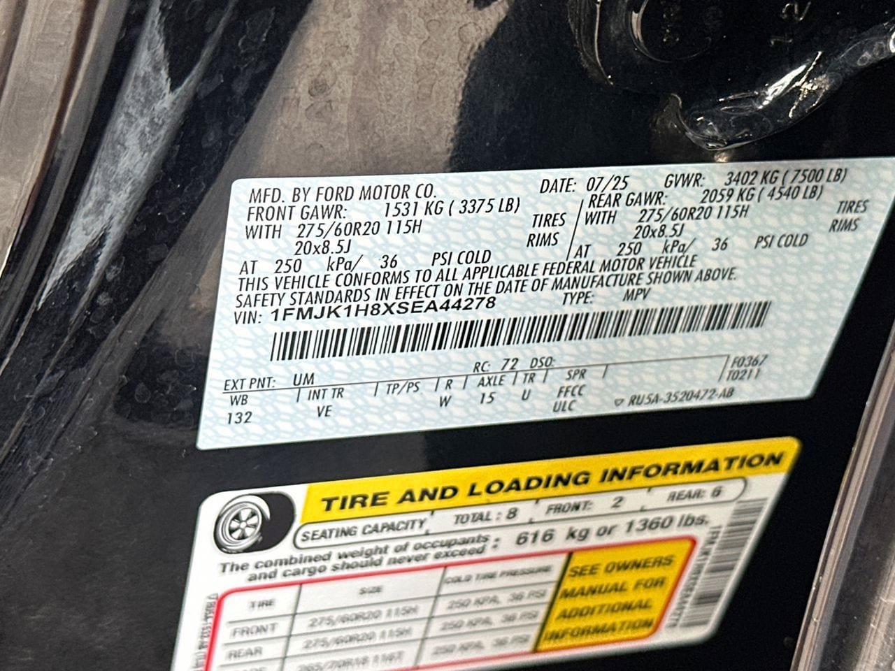 Certified 2025 Ford Expedition Max Active RWD image 34