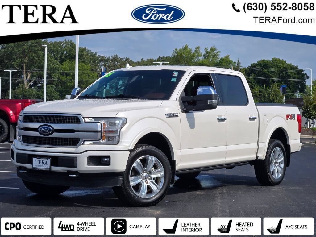 Certified 2018 Ford F150 Platinum w/ Equipment Group 701A Luxury
