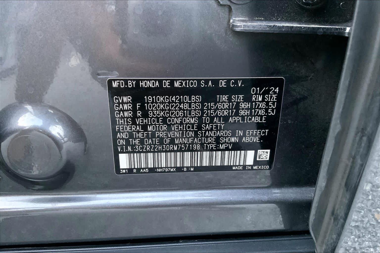 Used 2024 Honda HR-V LX image 31