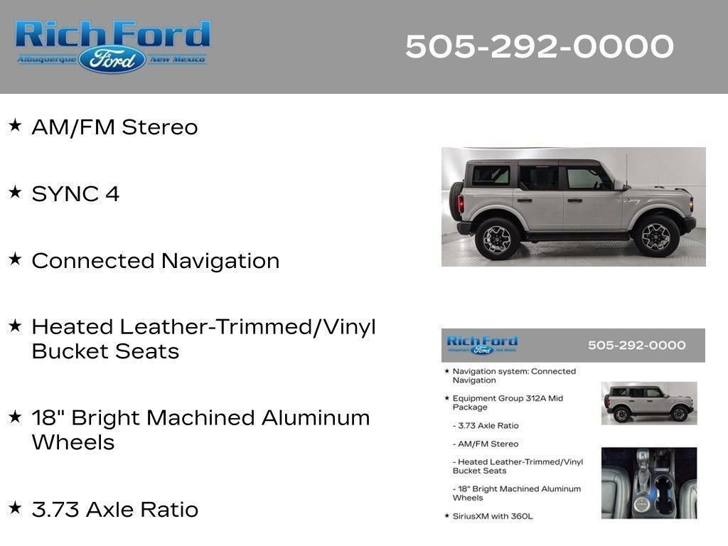 Certified 2026 Ford Bronco Outer Banks AWD/4WD image 46