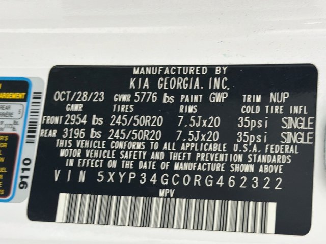Used 2024 Kia Telluride EX w/ EX Captain's Chair Package FWD image 40