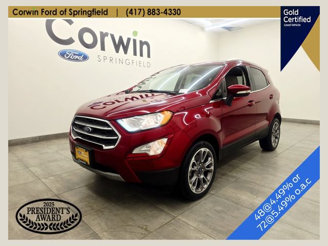 Certified 2021 Ford EcoSport Titanium w/ Interior Protection Package FWD image 1