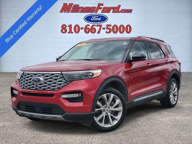 Certified 2021 Ford Explorer Platinum w/ Equipment Group 601A